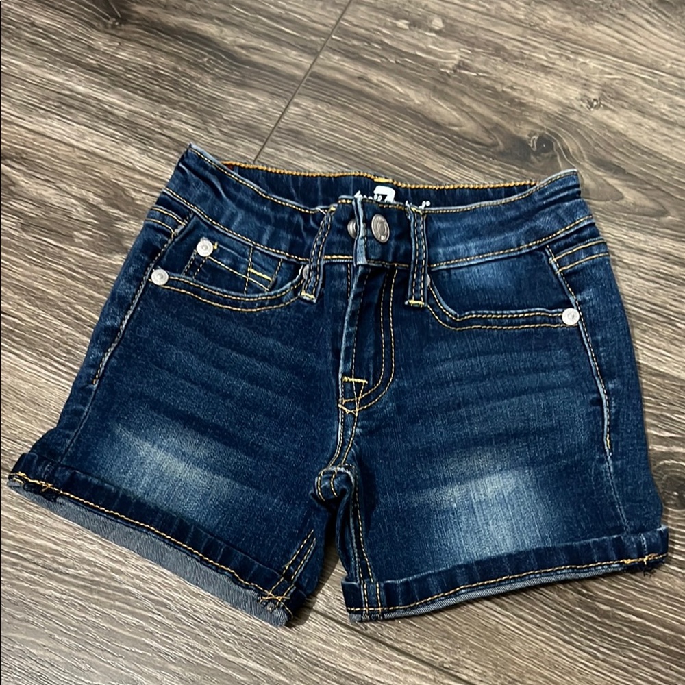 Toddler Girl 7 For All Mankind Denim Shorts